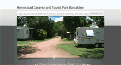 Desktop Screenshot of homesteadcvpark.com.au